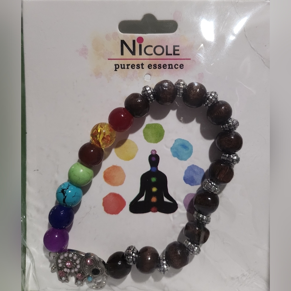 3 for $10 NIP Dark Brown beaded bracelet